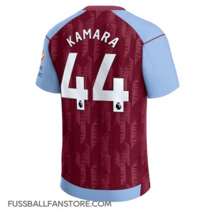 Aston Villa Boubacar Kamara #44 Replik Heimtrikot 2023-24 Kurzarm